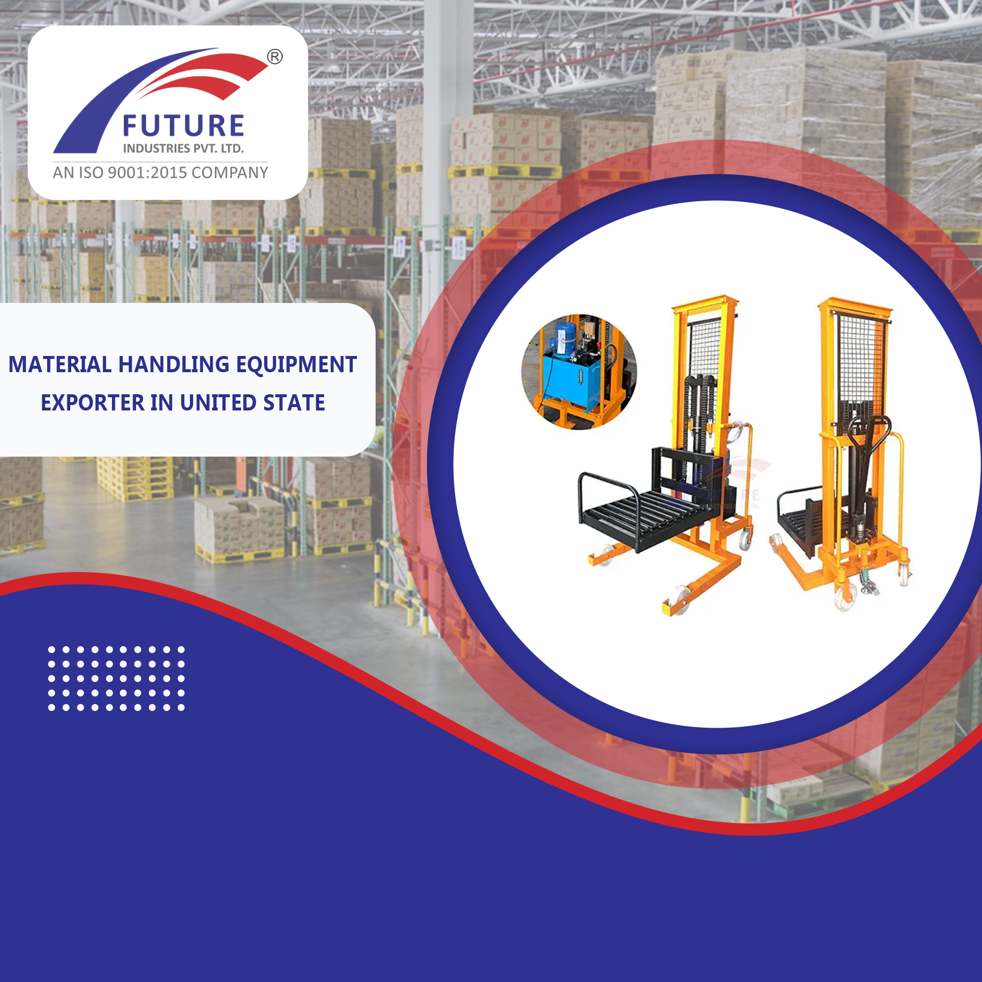 Material Handling Equipment Exporter in United State